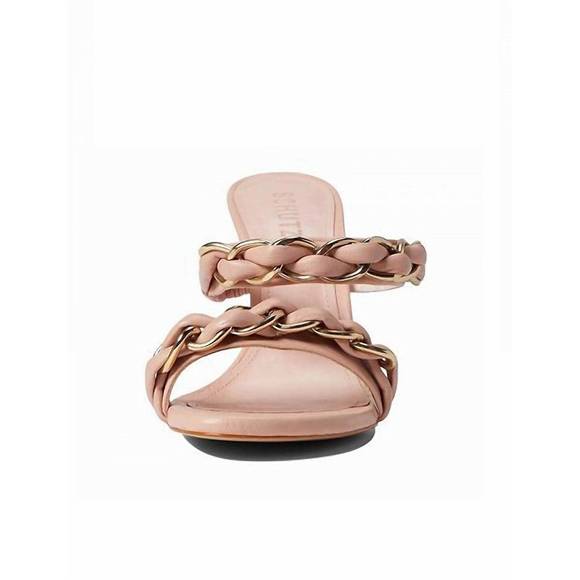 NEW SCHUTZ kristley heeled sandal in sweet rose - Picture 2 of 3